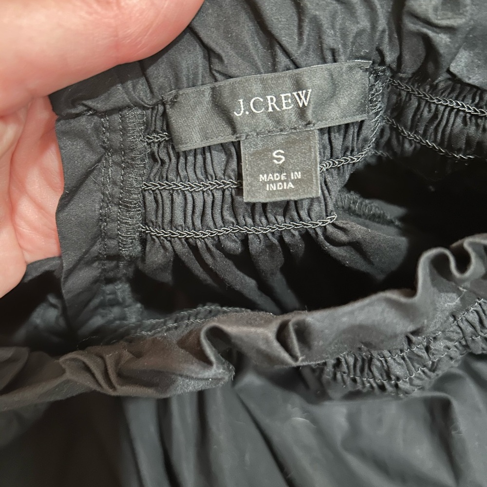 J. Crew Black Women's Top -S - Picture 2 of 3